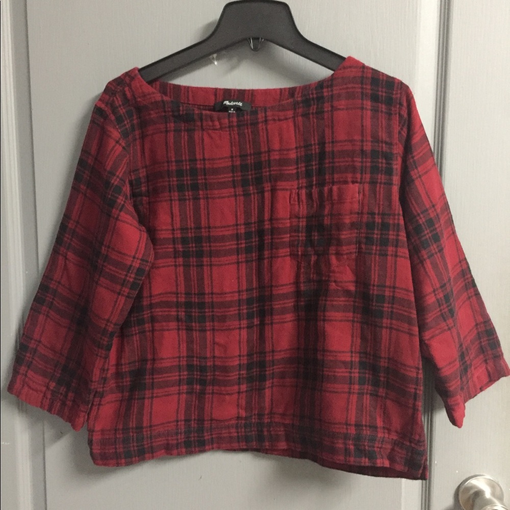 Madewell peplum top